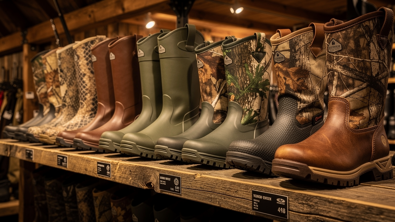 Outdoor boots at Irby Street